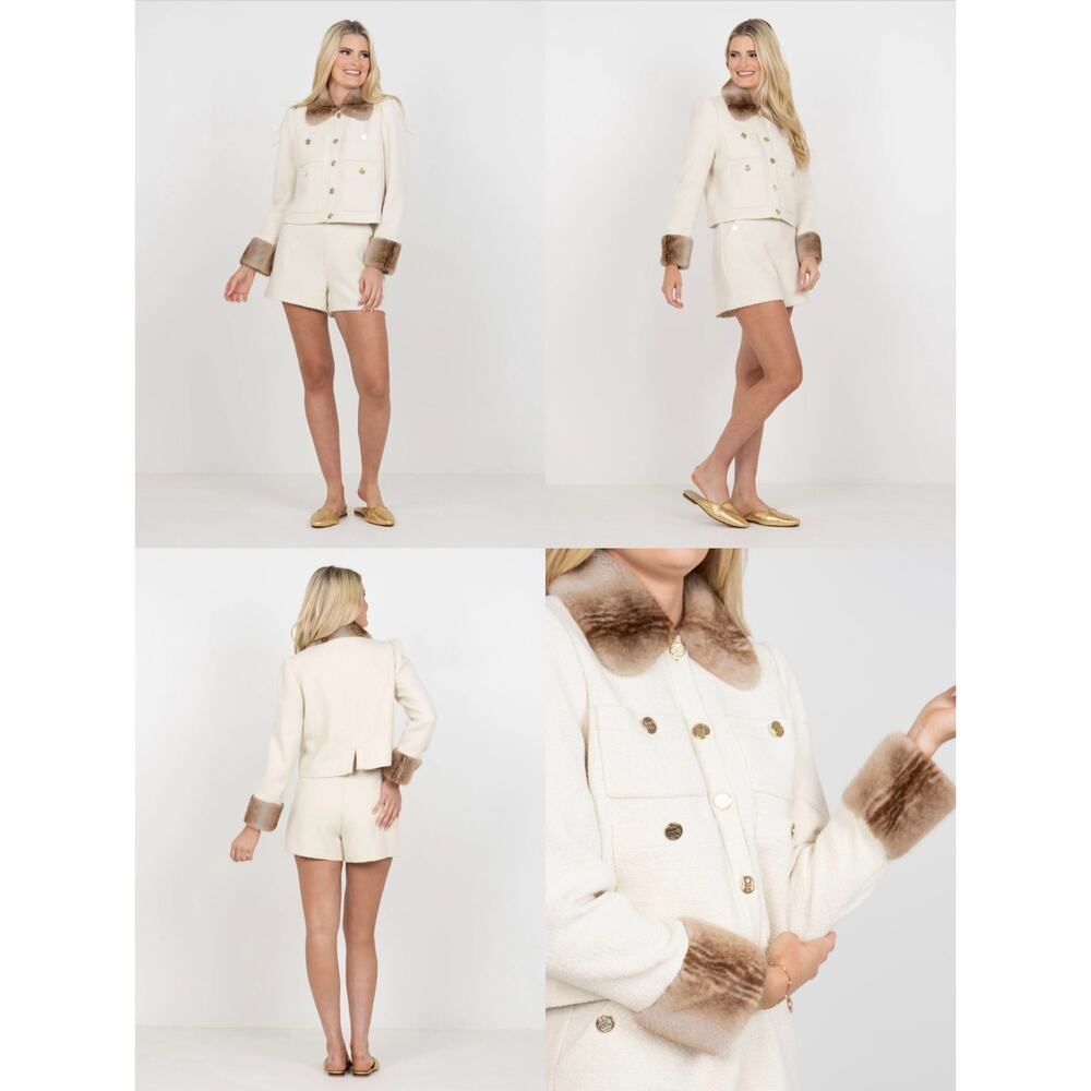 Emily McCarthy Winter White Lady Jacket NWT size medium